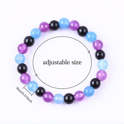 Braccialetti di donna elastica a mano 4mm/6mm/8mm
