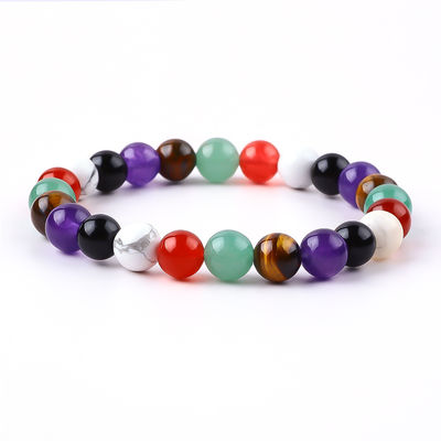 Manifattura Elastico Cristallo Gemstone Perla Ansietà Braccialetto di guarigione