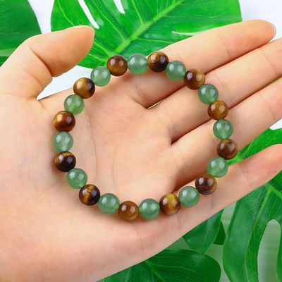 Braccialetti di cristallo di pietra di guarigione per donne per energia positiva