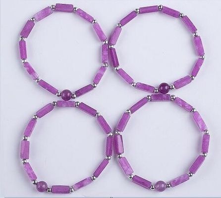 3mm/8mm/13mm Rectangle Bead Curative Energy Crystal Gemstone Bracelet