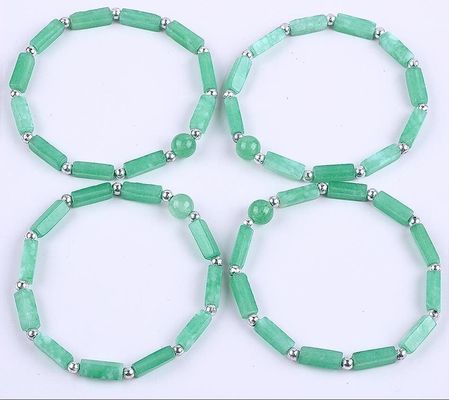 3mm/8mm/13mm Rectangle Bead Curative Energy Crystal Gemstone Bracelet