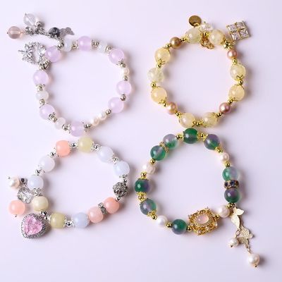 Braccialetti di cristallo da 10 mm con energia curativa