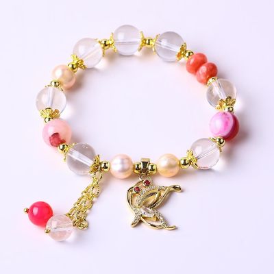 Energia curativa fatta a mano 10mm Bracciale con perline Gemstone Stretch Bracelet