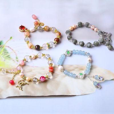 Energia curativa fatta a mano 10mm Bracciale con perline Gemstone Stretch Bracelet