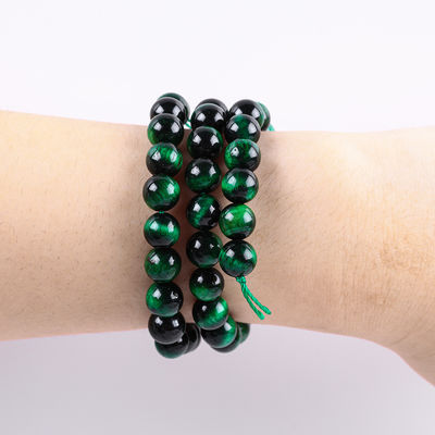 8mm Occhio di tigre verde Gemstone di cristallo di pietra di guarigione per la produzione di gioielli