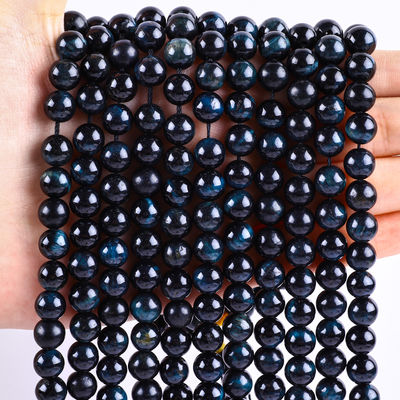 Inchiostro da 8 mm Blu Occhio di Tigre Gemstone Rosa Cristallo di Pietra Perle per la Fabbricazione di Gioielli