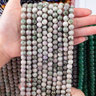 Lucky Jade Round Bead Natural Crystal Gemstone Diverse dimensioni di perline Stringhe di perline sciolte per la realizzazione di gioielli fai da te