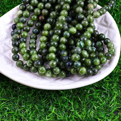 Giada meridionale perla rotonda cristallo naturale gemma diverse dimensioni perla fili di perla sciolti per la fabbricazione di gioielli fai da te