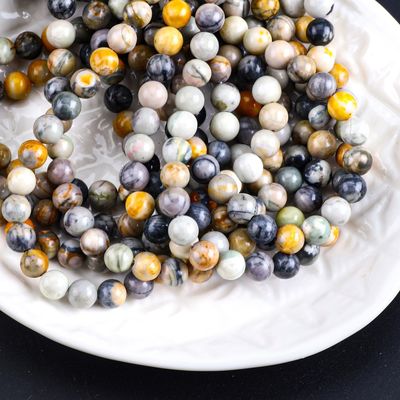 8mm perline di pietra preziosa naturali Picasso perline di pietra cristallina curativa per la produzione di gioielli