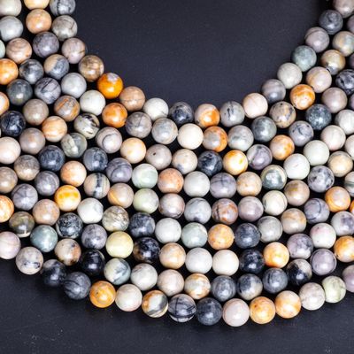8mm perline di pietra preziosa naturali Picasso perline di pietra cristallina curativa per la produzione di gioielli