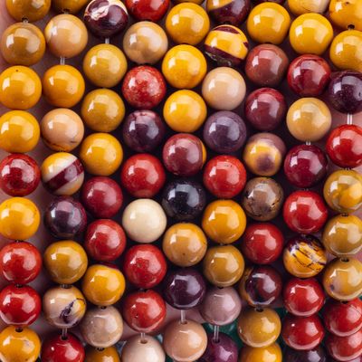 8mm giallo d'uovo naturale perle di pietra gemma perle di pietra cristallina curativa per le gioiellerie