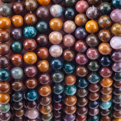 8mm di pietra naturale oceanica perle di gemma perle di cristallo per la produzione di gioielli