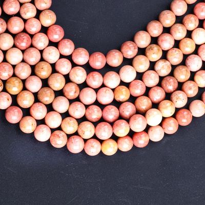 8 mm di sementi di sequoie, gemme di cristallo, perle di pietra curativa, per la produzione di gioielli