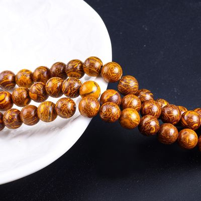 Giada a filo d'oro perla rotonda cristallo naturale gemma fili di perle sciolte per la fabbricazione di gioielli fai da te