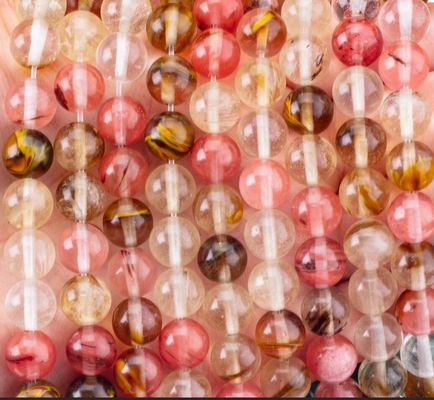 4/6/8/10/12mm Gemstone perline sciolte Semi pietre preziose per la fabbricazione di gioielli