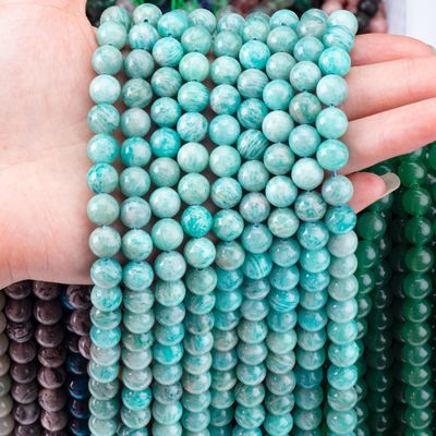 8mm Tianhe perle di pietra preziosa Perle di pietra cristallina per la produzione di gioielli