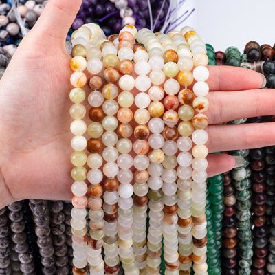 8mm perline di giada afgana per le perline di cristallo per la produzione di gioielli