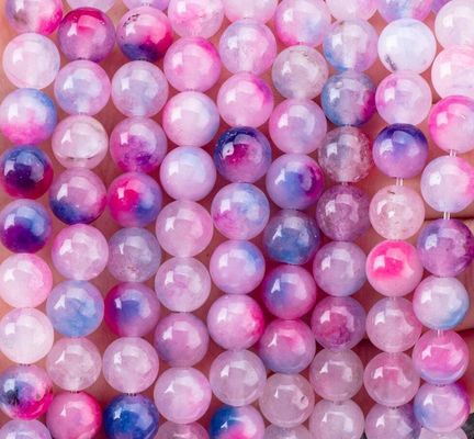 Agate di orchidea strati di perline sciolte Pietra semi-preziosa per la fabbricazione di gioielli fai da te