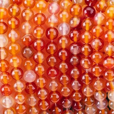 8mm Fire Quartz Gemstone Beads Healing Crystal Stone Beads per la realizzazione di gioielli