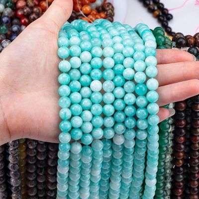 8MM Tianhe Stone Crystal Round Bulk Bead per gioielli fai da te