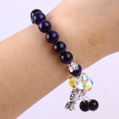 Braccialetti di pietra semi-preziosa 8mm con perline braccialetti di pietra preziosa fatti a mano