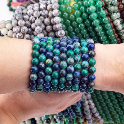 8 mm colorate lapis lazuli perle di gemme per le gemme di cristallo per la produzione di gioielli
