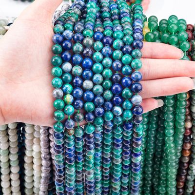 8 mm colorate lapis lazuli perle di gemme per le gemme di cristallo per la produzione di gioielli