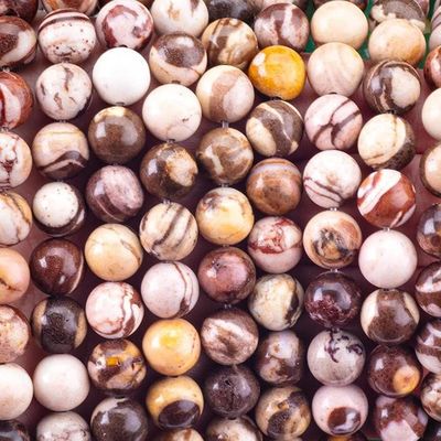 8mm zebra austriaca giaspero perle di gemme perle di cristallo per la produzione di gioielli