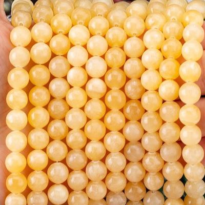 8mm più leggero Honey Jade Gemstone Beads Healing Crystal Stone Beads per la realizzazione di gioielli