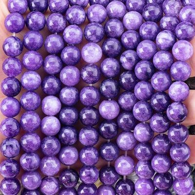 8mm di alta qualità trasparente Violeta Galassia Agata perle di gemme Perle di cristallo per la produzione di gioielli