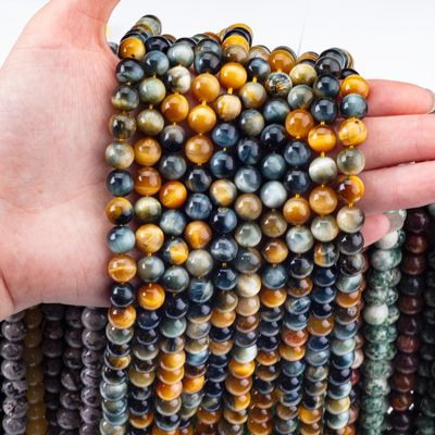8mm Dream Tiger Eye perle di pietra preziosa per gioielleria