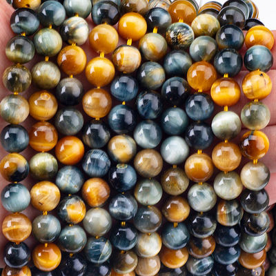 8mm Dream Tiger Eye perle di pietra preziosa per gioielleria
