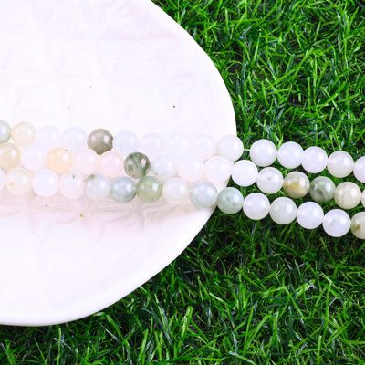 TianShan Emerald Green Round Bead Natural Crystal Gemstone Diverse dimensioni di perline Stringhe di perline sciolte per la realizzazione di gioielli fai da te