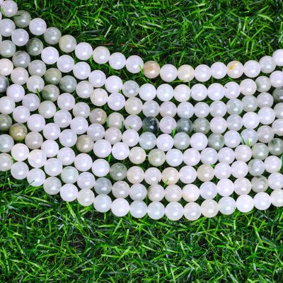 TianShan Emerald Green Round Bead Natural Crystal Gemstone Diverse dimensioni di perline Stringhe di perline sciolte per la realizzazione di gioielli fai da te