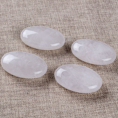 Pietra di Palma Quarzo Chiara Naturale Pietra di Quarzo Chiara Unisex Ovale Per Reiki Energia Chakra Meditazione Ansietà Liberazione