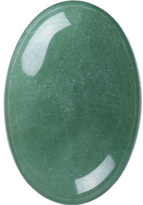 Aventurine verde lucidato naturale Pietra di palma Aventurine verde tascabile Gemma di preoccupazione Per ridurre lo stress Decorazione domestica