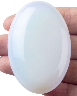 Pietra di palma opal naturale guarigione lucidato tasca opal pietre di roccia ovali pietra di preoccupazione rilascio di ansia