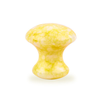 Giallo giada funghi cristallo Guasha Board Per la cura della salute personale