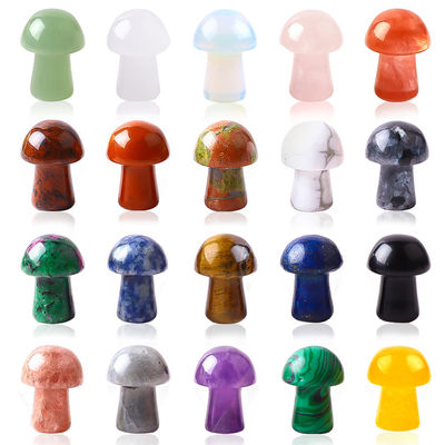 0.8 pollici / 20 mm cristalli a forma di fungo per gioielli fai da te