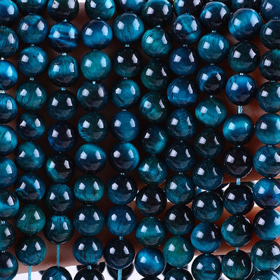 8mm Lago Occhio di Tigre Blu Gemstone di cristallo di pietra di guarigione per la produzione di gioielli