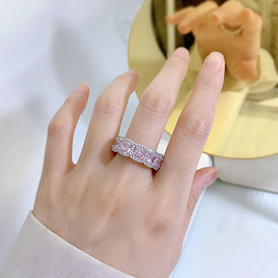 Deluxe giallo gemstone matrimonio e anelli di fidanzamento per la festa