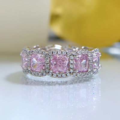 Deluxe giallo gemstone matrimonio e anelli di fidanzamento per la festa