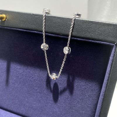 Brillante 925 Sterling Silver Moissanite Diamante Bracelet Donna