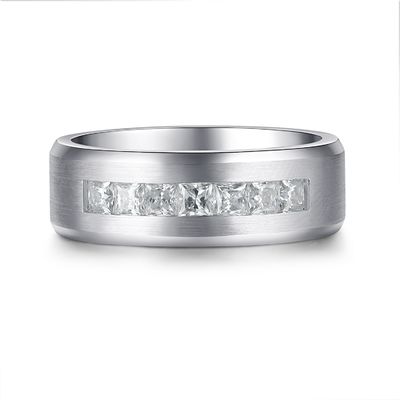 Anello di fidanzamento in oro Moissanite diamante 18 carati colore personalizzato