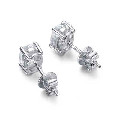 18 carati d'oro Moissanite diamanti orecchini ovali per regalo