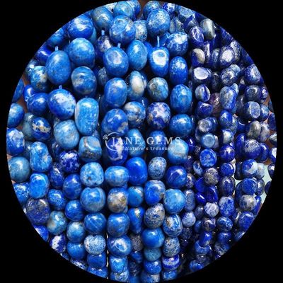 Gems Bead Cristallo naturale Lapis Lazuli Forma irregolare Stringhe di perline sciolte per gioielli a perline