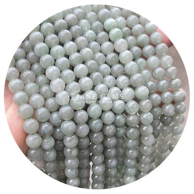 Al dettaglio perline rotonde in pietra naturale perline rotonde in pietra gemma all'aria libera accessori perline all'aria libera in acquamarino da 8 mm per gioielli fai da te