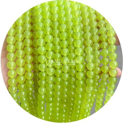 Al dettaglio perline rotonde in pietra naturale perline rotonde in pietra gemma all'aria libera accessori perline all'aria libera in acquamarino da 8 mm per gioielli fai da te