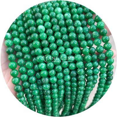 Al dettaglio perline rotonde in pietra naturale perline rotonde in pietra gemma all'aria libera accessori perline all'aria libera in acquamarino da 8 mm per gioielli fai da te