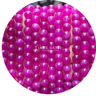 Al dettaglio perline rotonde in pietra naturale perline rotonde in pietra gemma all'aria libera accessori perline all'aria libera in acquamarino da 8 mm per gioielli fai da te